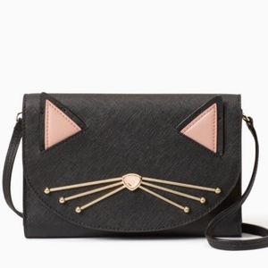 Kate Spade - Jazz Things Up Cat Winni Crossbody Clutch Purse